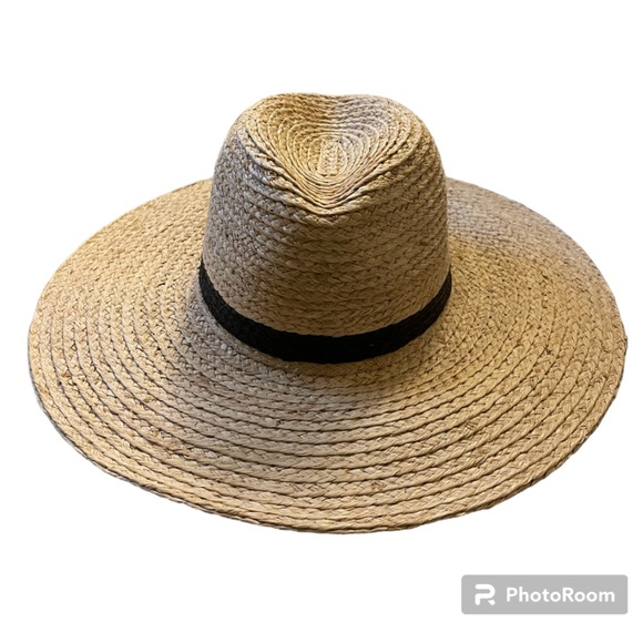 NWT Hat Attack “All Day Continental” Sunhat in Natural Black-One size fits most - Picture 4 of 6